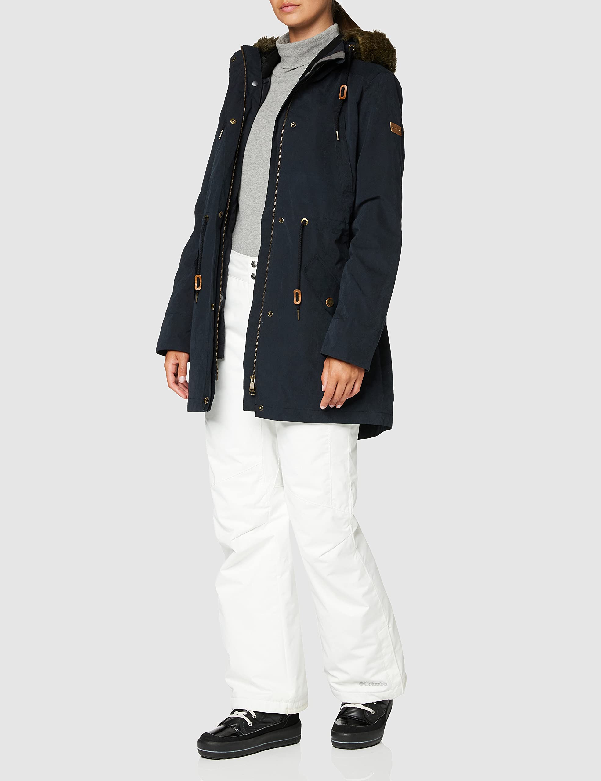 Roxy Women's Amy 3-in-1 Jacket – Waterproof Parka With Removable